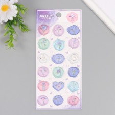 Stickers for creativity plastic 