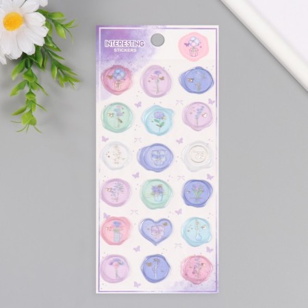 Stickers for creativity plastic "Elegant wealth" 9.3x20.4 cm