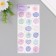 Stickers for creativity plastic "Elegant wealth" 9.3x20.4 cm