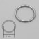 Strap ring, metal, 10 mm, silver color