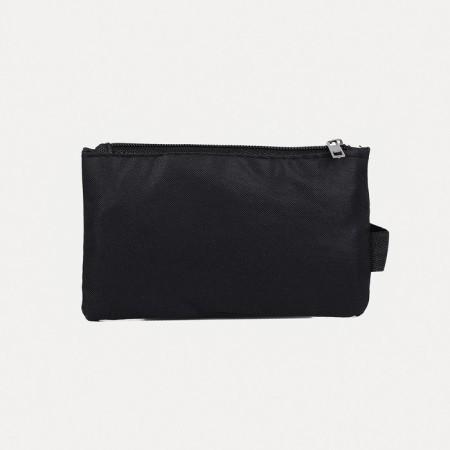 Set of men's backpack on a zipper with USB, external pocket, cosmetic bag, bag, black color-11