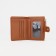 Women's wallet on the button, redhead color