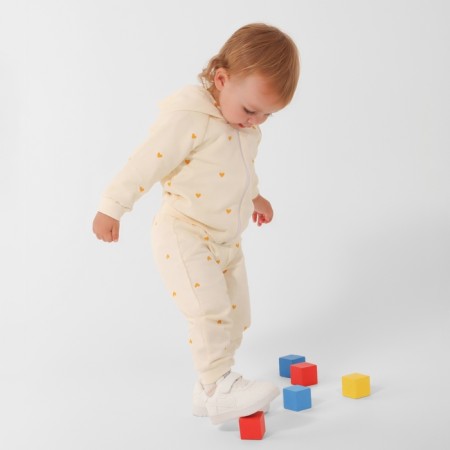 Kit: sweatshirt and pants crumb I "Unicorn" Growth 80-86 cm-3