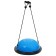 Half -sphere BOSU gymnastic onlytop, massage, with a pump, 46x20 cm, blue color is blue