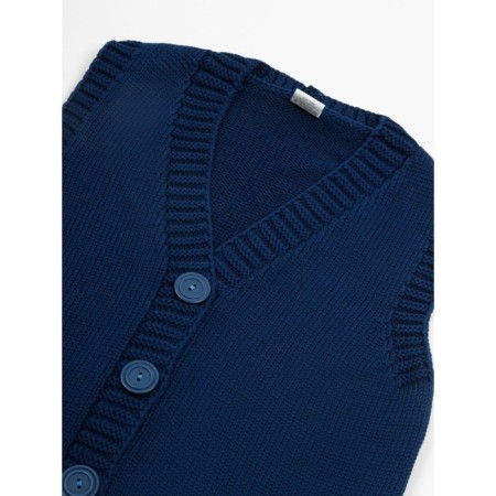 Жилет для девочки Knit Mild, рост 128 см, цвет синий-13