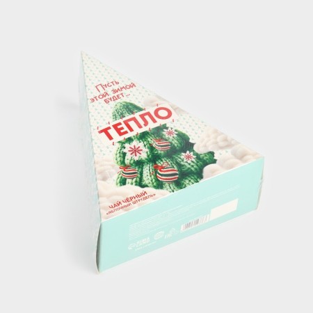 New Year! Black tea, in the box “let it be warm” taste: apple strudel, 100 g.-5