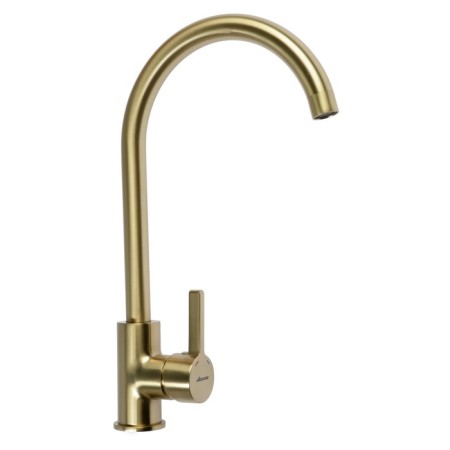 ACCOONA A4594AW kitchen mixer, single -leaf, high spout, brass, gold