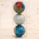 Set of balls plastic D-10 cm, 3 pcs "Iskra" mix