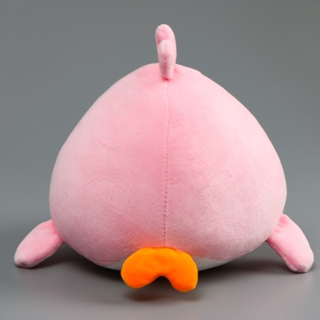 Soft toy "Penguin", 19 cm, pink-white color-3