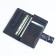 Women's wallet on magnet, blue color