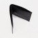Male purse without fastening, black color
