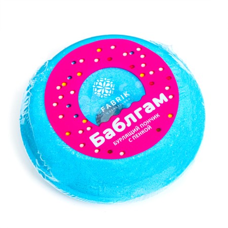 Fabrik Cosmetology bath bomb with foam, Babb Gam, 120 g