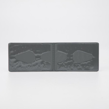Cover for travel ticket double, black color-2