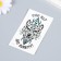 Tattoo on the body color "Your amulet - totem wolf" 10.5x6 cm