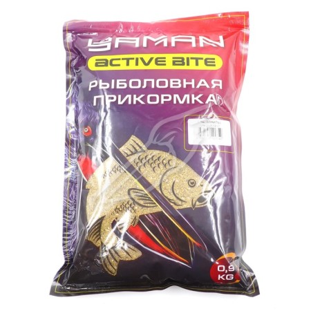 Bait Yaman Active Bite bream, vanilla, col. yellow, 900 g