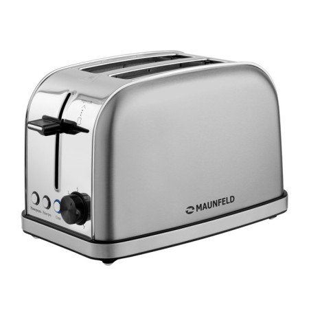 Toster Maunfeld MF-822S, 950 W, 3 modes, 2 toasts, stainless steel, gray