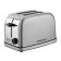 Toster Maunfeld MF-822S, 950 W, 3 modes, 2 toasts, stainless steel, gray