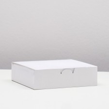 Castle box, white, 18 x 10 x 5 cm