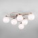 Alba chandelier, 6x40W E27, bronze color