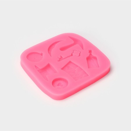 Mold "Focus", silicone, 9 × 8.5 × 1 cm, color mix-3