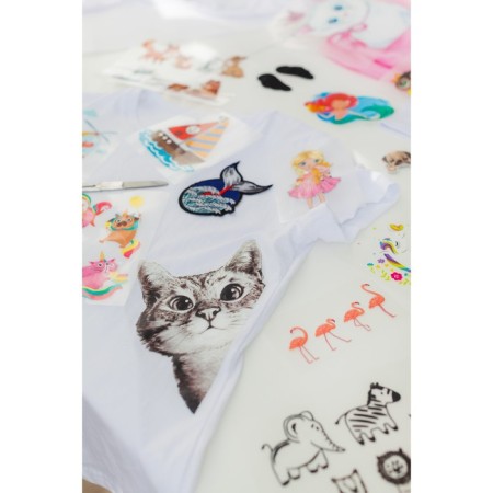 Thermalrotransfer "Curious cat", 14 × 22.3 cm-4