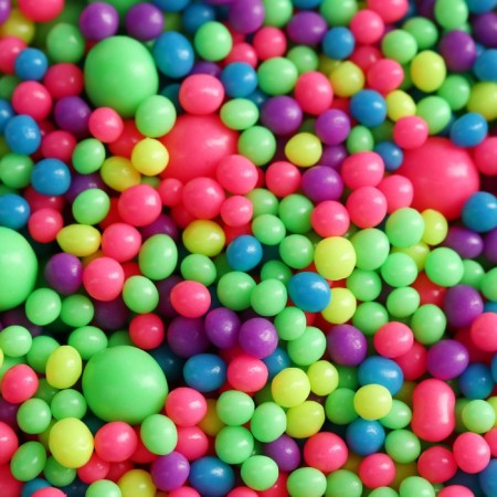 Sprinking is soft: green, pink, purple, blue, yellow, 25 g.-3