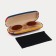Case for glasses on the cracker, colorful/red color