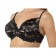 Women's bras of Lengy, size 75d, black color with silver peon