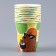 A single -single paper glass "Capybara", 250 ml