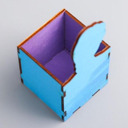 Organizer for the office, 6.5x6.5x7 cm, cold heart-1