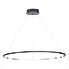 Suspension lamp ST LUCE. ST603.443.46. 1x46 W, LED, 4000K, 2990 LM, 80x80 cm, black color