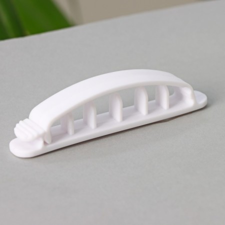 Clamps for wires, 3 pcs, white color-4