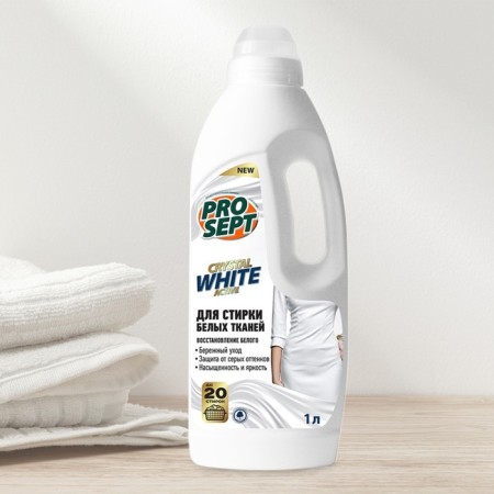 ProSept Crystal washing liquid, gel, for white fabrics, 1 liter