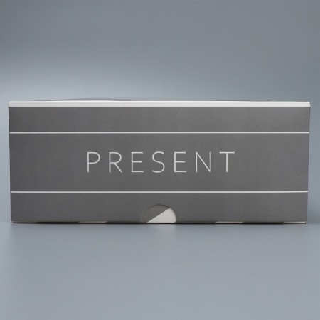 Box for cupcakes and gento-traps, confectionery packaging "Present", 25 x 25 x 10 cm-3