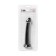 Unrealistic phallimitator Jelly Dildo L Toyfa Basic, TPE, Black Color, 20 cm