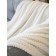 Blanket-worshiped, "jacquard", size 200x220 cm, dairy color