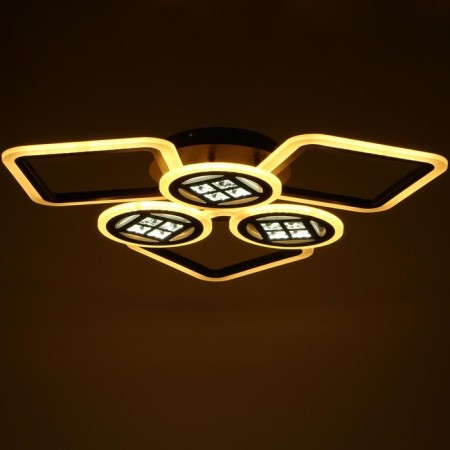 Causteen with PDU 1157/6CF LED 144W 3000-6000K Dimmer Coffee 73x73x10 cm Bayerlux-4