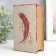 Safe-book wood to the leatherette "feather" 17x11x5 cm