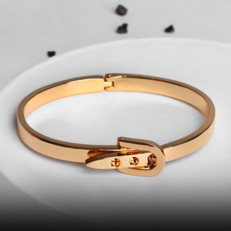 Bracelet "frame" belt, color gold, d = 6.6-5