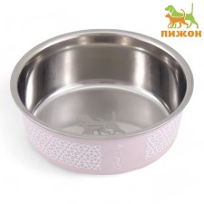 Bowl with silicone base 
