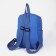 Baby backpack on lightning, 3 outer pockets, blue color