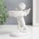 Snowel Angel Polystone candlestick 12.5x10x5.8 cm