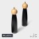 A set of mills for spices Magistro Ollander, 2 pcs, 27 cm, black color