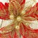Decor "Winter Flower" 23x12 cm net, red