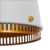 Lamp Bayerlux 1658/1wt E27 40W white 26x26x30-130 cm