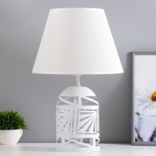 Burma table lamp E14 40W white 27x27x42 cm Risalux