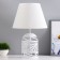 Burma table lamp E14 40W white 27x27x42 cm Risalux