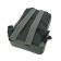 Backpack, textiles/genuine leather, gray 40x26x13cm