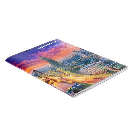 Notebook A4, 48 sheets in the City Code, Cover Cover Cardboard, Block No. 2, Beliece 75%-2