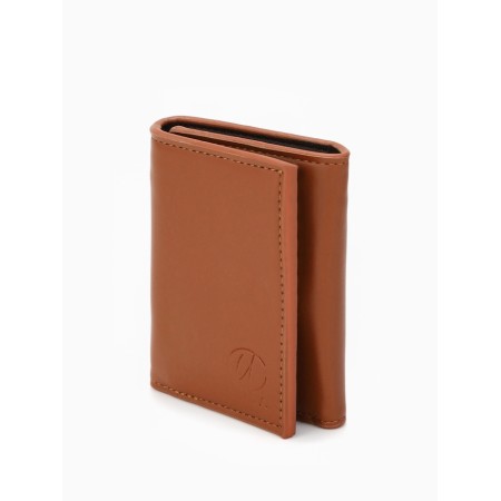 Portmone husband (3 complex) 9.5*3*11.5 cm, 3 depth, d/maps, d/coins, to the magnet, brown-3
